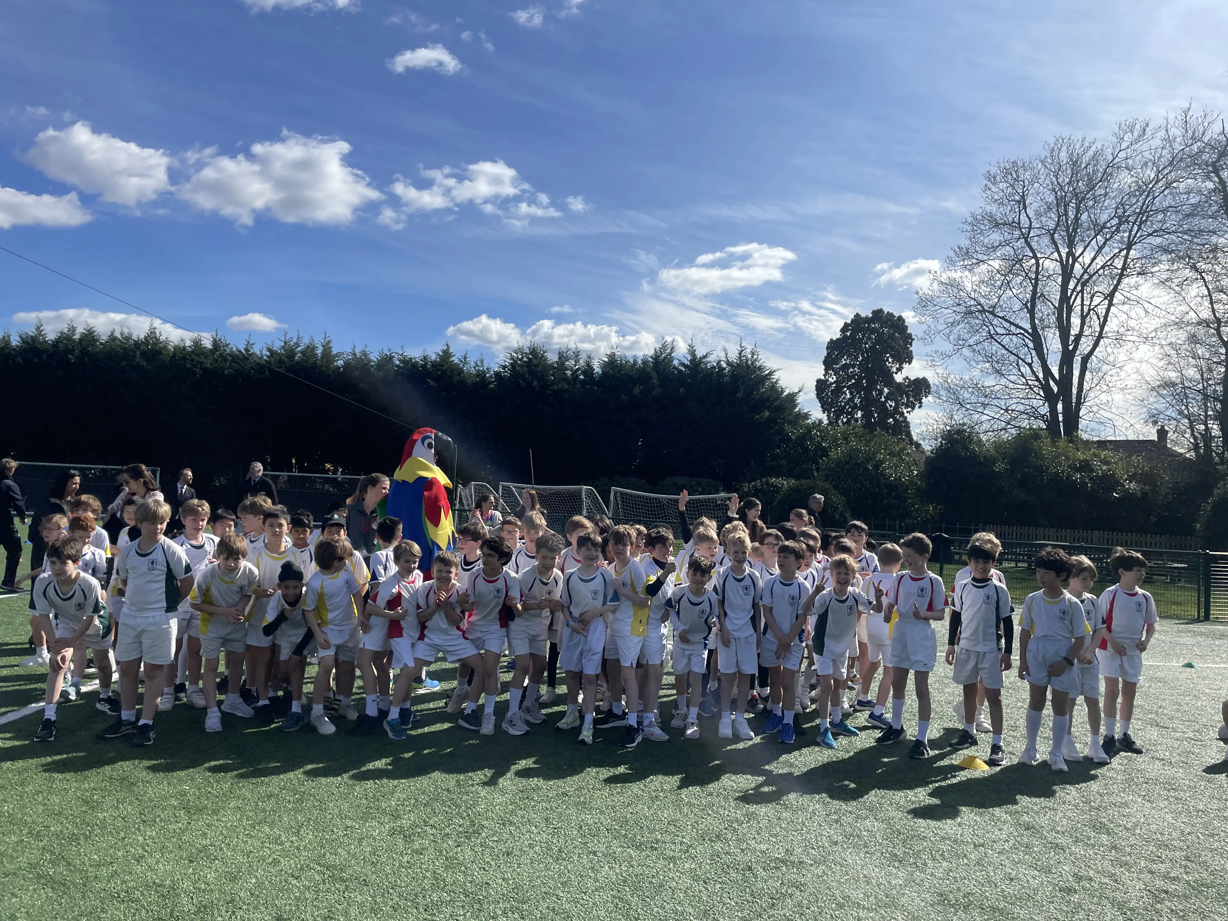 Sponsored Run for charity at Shrewsbury House prep school in Surrey