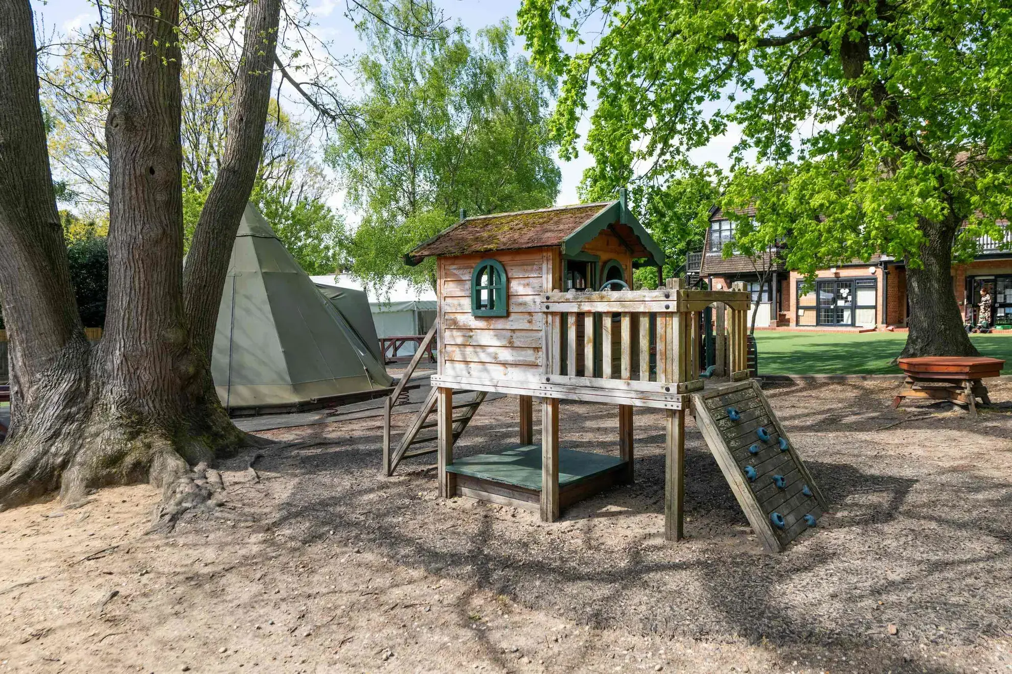 Treehouse on a playground