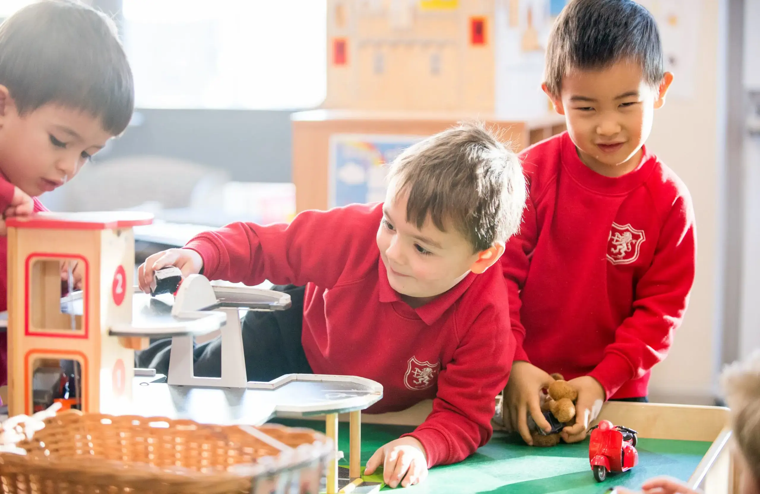 Shrewsbury House Pre-Prep students playing together