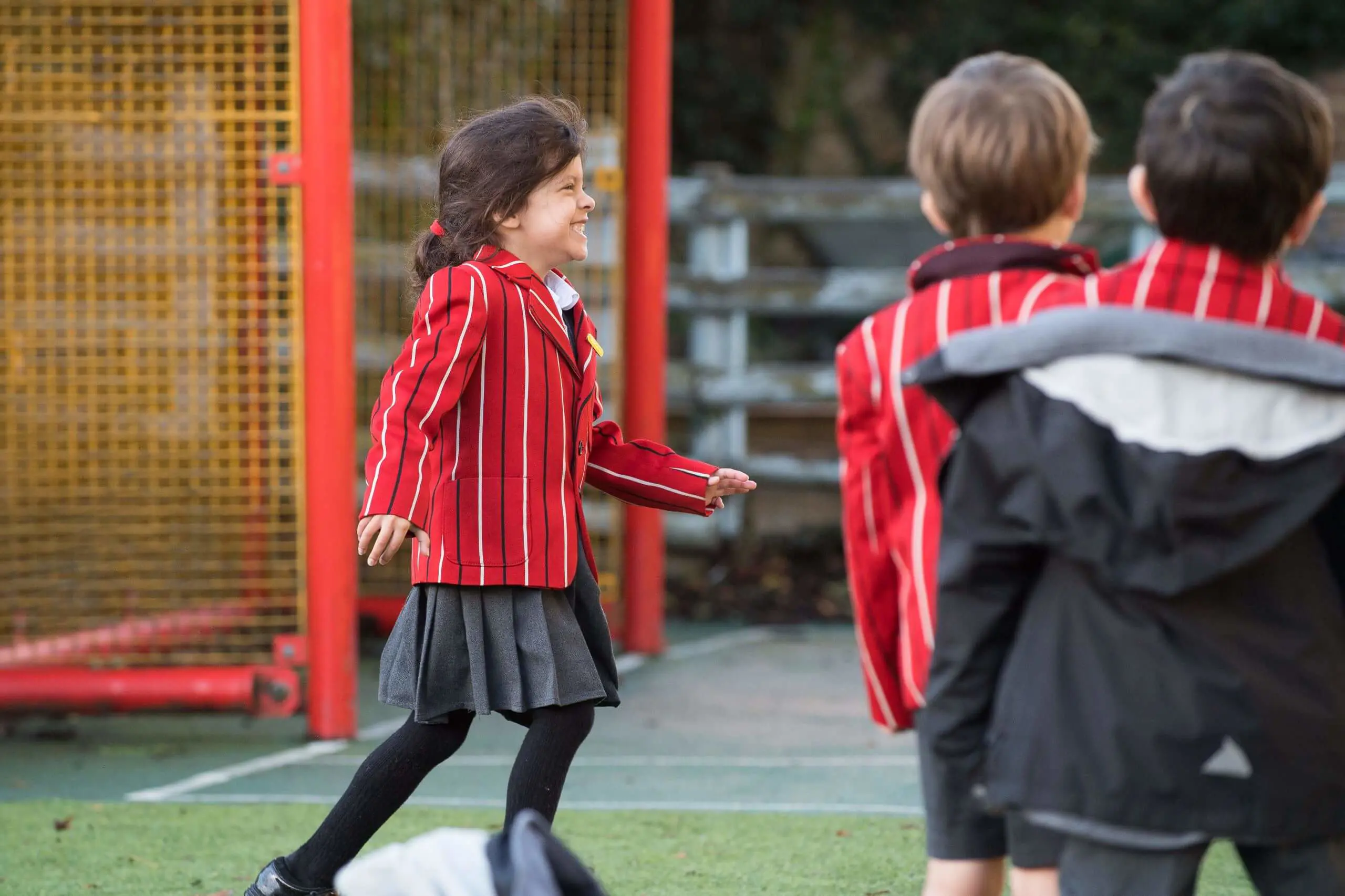 Shrewsbury House Pre-Prep Pupils playing in playground