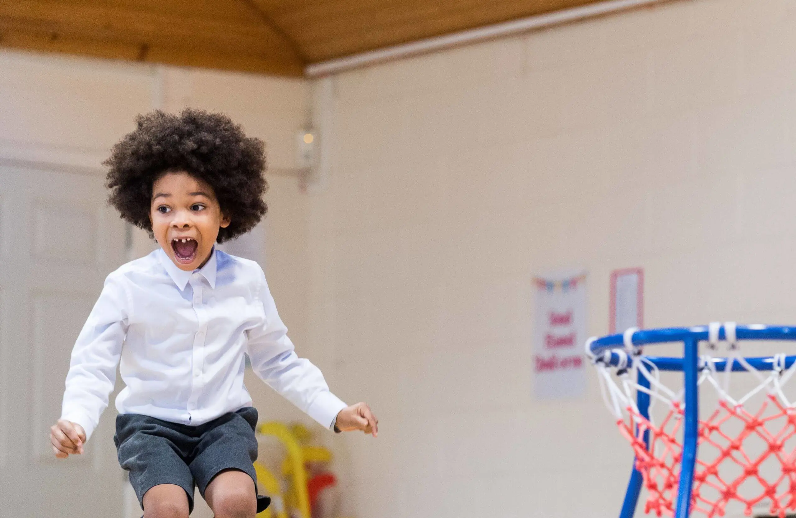 Shrewsbury House Pre-Prep students playing sports and celebrating