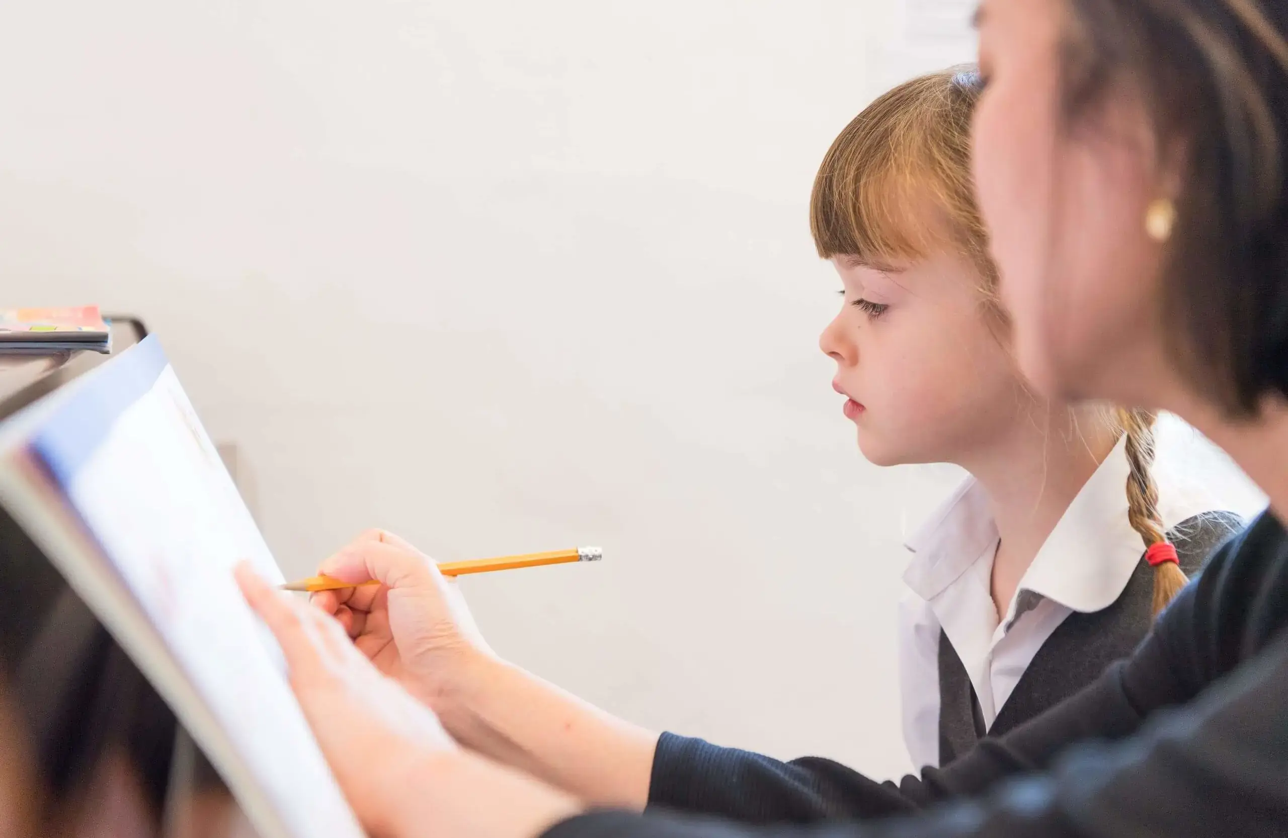 Shrewsbury House Pre-Prep student in a piano lesson