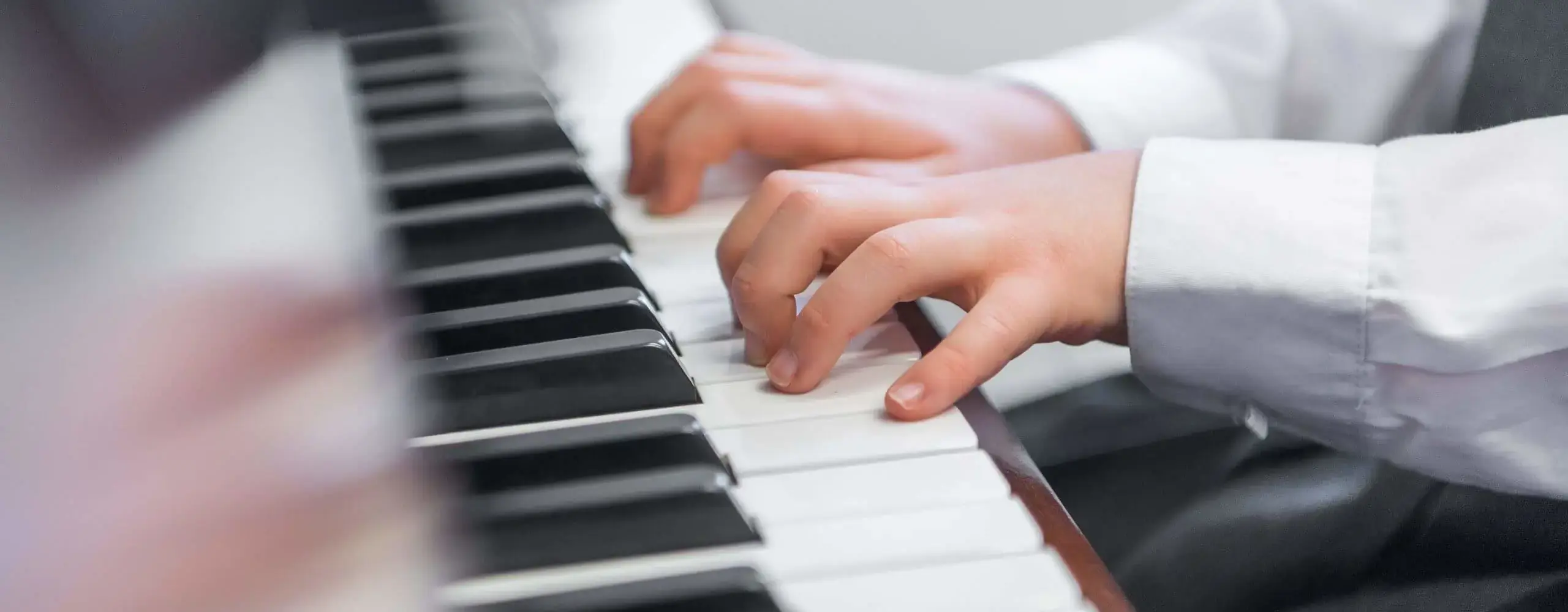 Shrewsbury House Pre-Prep student playing the piano