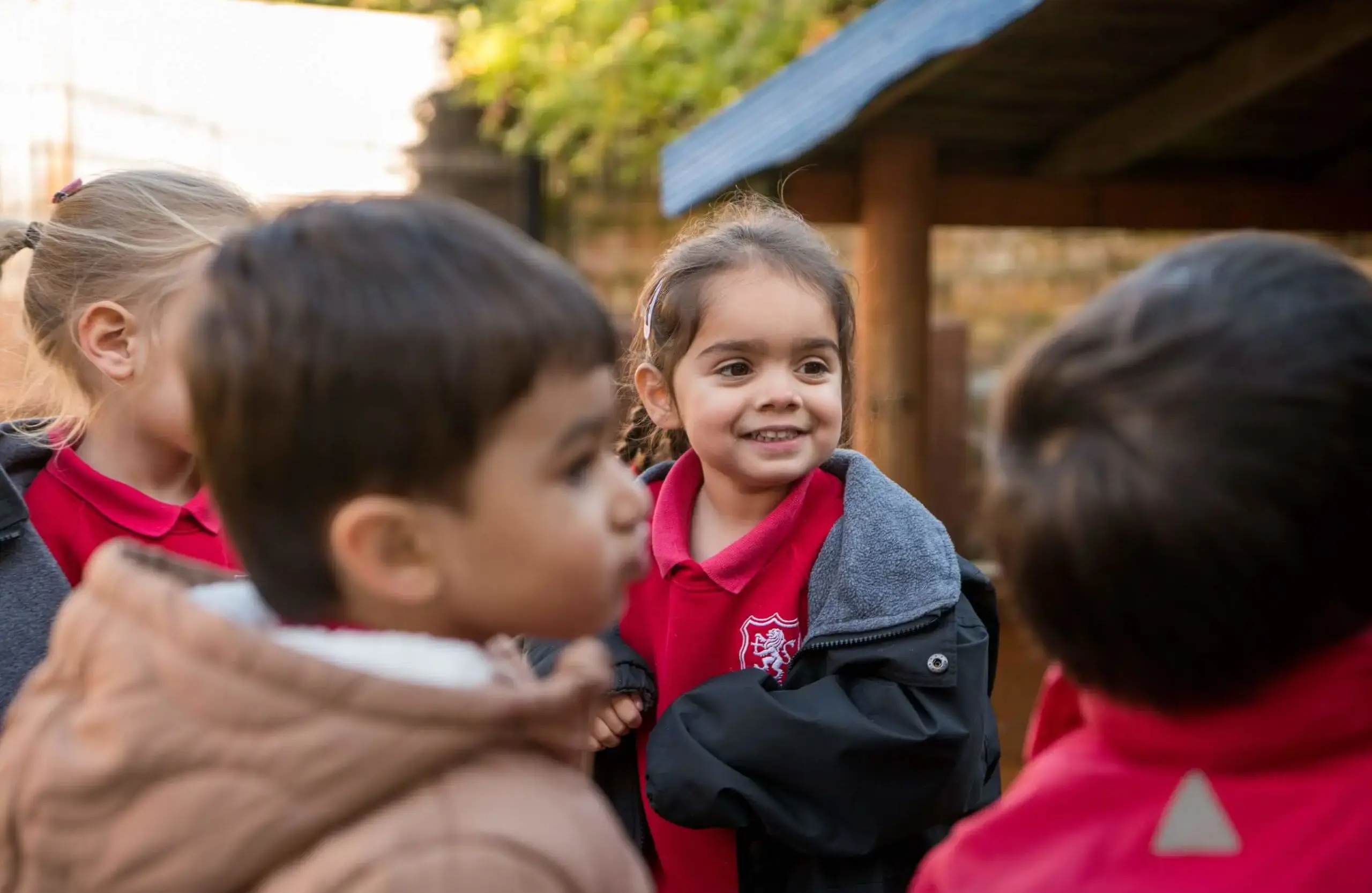 Shrewsbury House Pre-Prep students outside