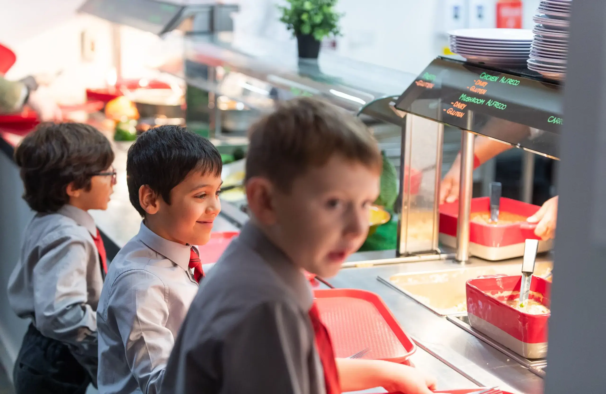 Student at Lunch Time
