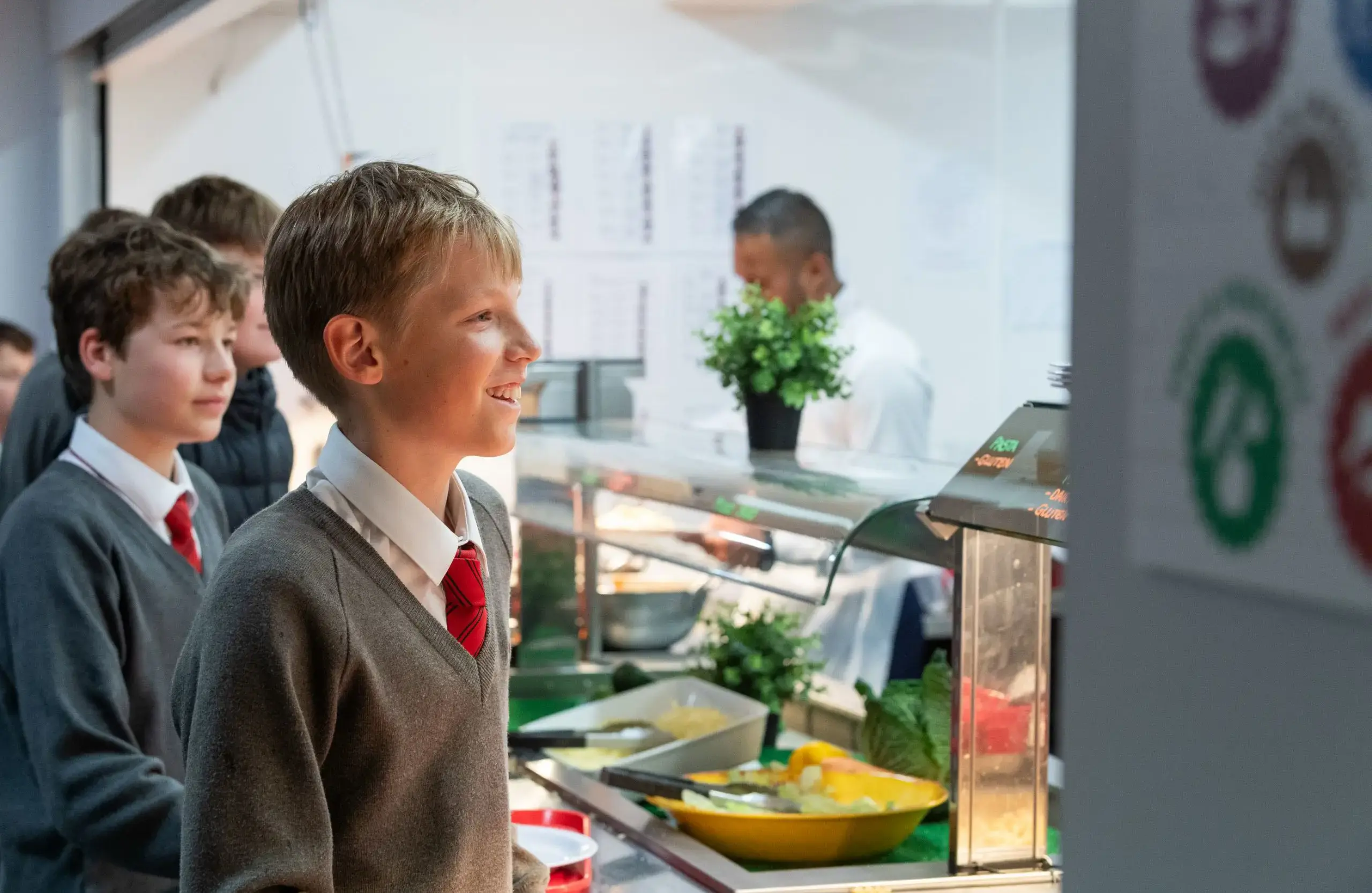 Student at Lunch Time